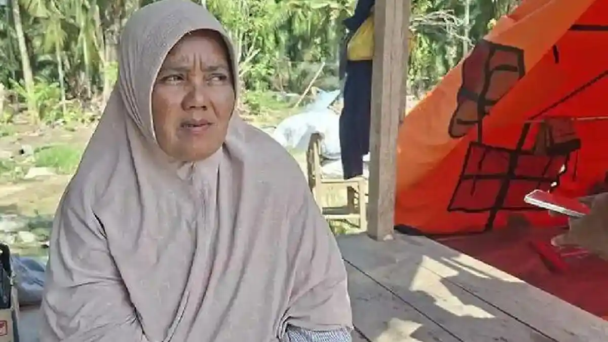 Bertahan di Tenda Oranye, Syamsiah Menanti Huntap Menjelang Puasa