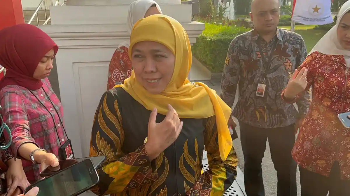 Bertemu Jokowi, Khofifah Belum Bahas Pj Gubernur Jatim
