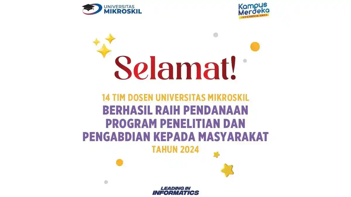 Selamat! 14 Tim Dosen Mikroskil Raih Pendanaan Program Penelitian dan Pengabdian Kepada Masyarakat
