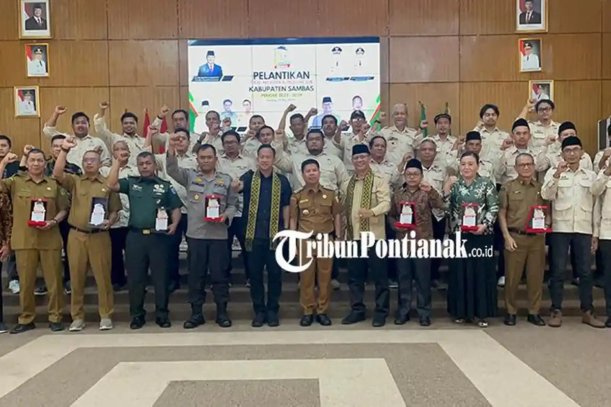 Hadiri Pelantikan TMI Sambas, Bupati Sambas Optimis Sinergi Perkuat Surplus Beras