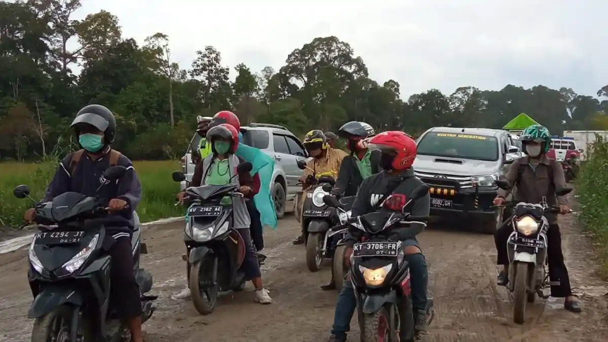 Jalan Meranti Bulu Perindu Tanjung Selor Rawan Amblas, BPJN Mulai Siagakan