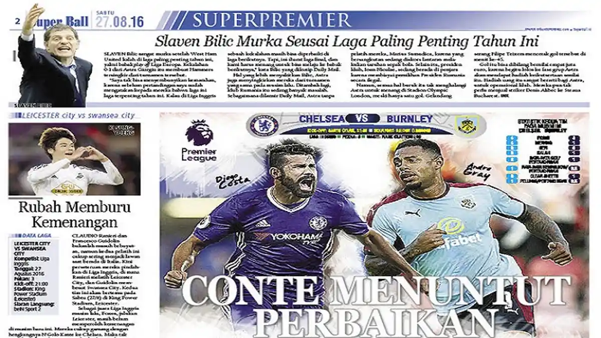 Antonio Conte Tuntut Tim Tunjukkan Performa Lebih Baik di Laga Kontra Burnley