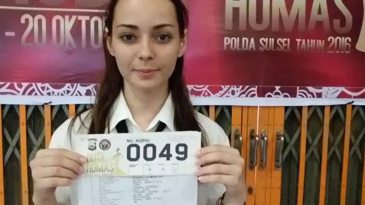 Walau Tak Cukup 160 Sentimeter, Yesenia Green Yakin Jadi Duta Polda Sulsel