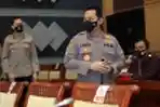 Calon Kapolri Komjen Listyo Sigit Jalani Fit and Proper Test di DPR
