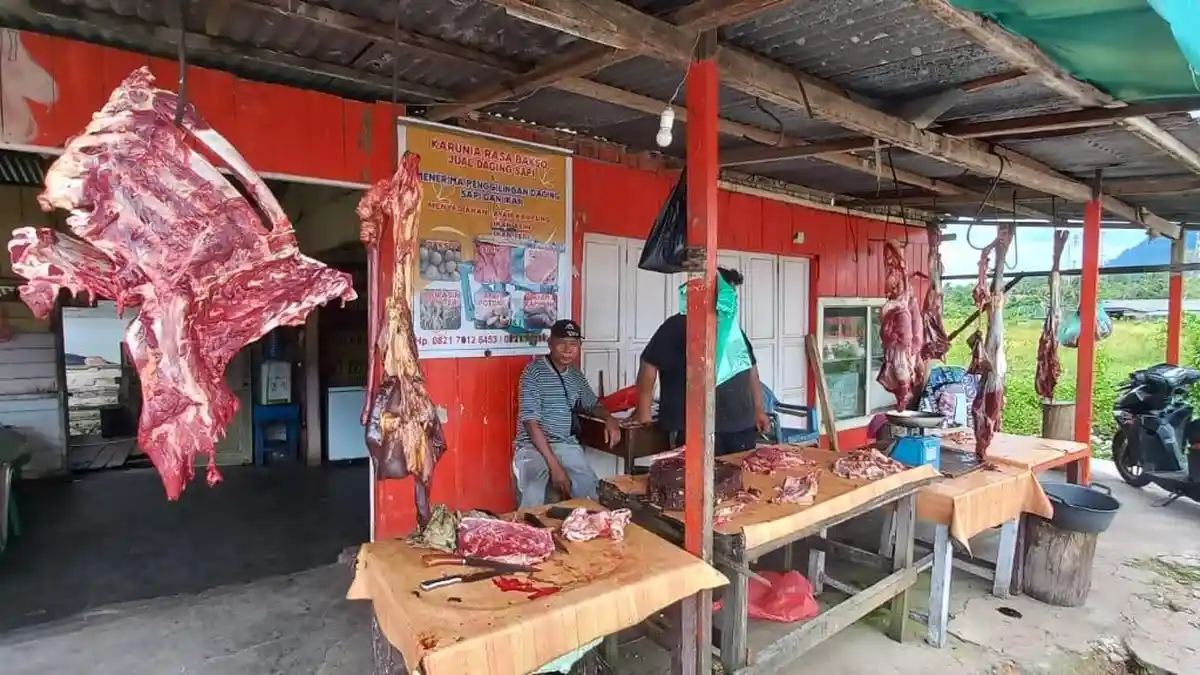 Stok Daging Sapi di Natuna Mulai Langka Sejak Seminggu Terakhir, Lapak Jualan Terancam Tutup