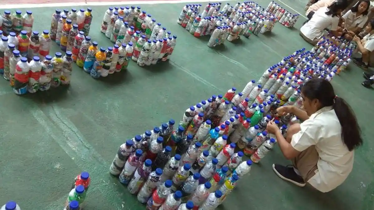 Ecobrick Dinilai Mampu Kurangi Volume Sampah Plastik di Pulau Tidung