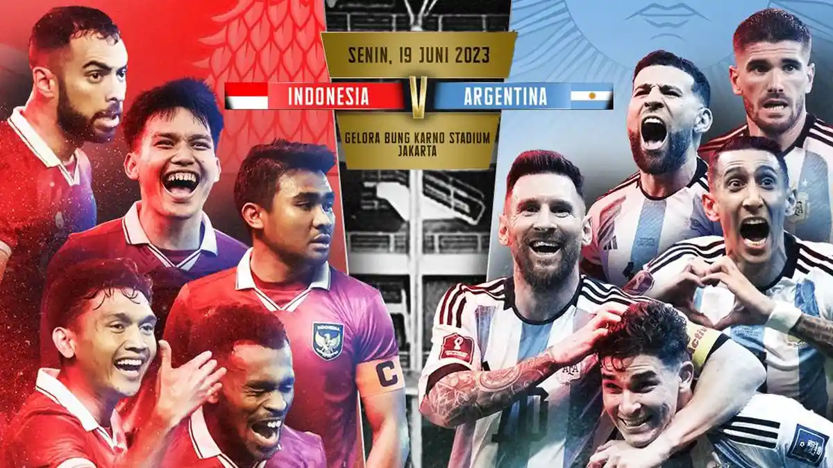 Jadwal Kick Off Timnas Indonesia vs Argentina di FIFA Matchday 19 Juni 2023