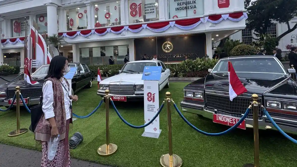 Mengintip Gagahnya Mobil Dinas Era Soeharto Hingga Habibie di Istana Saat Perayaan HUT ke-81 RI