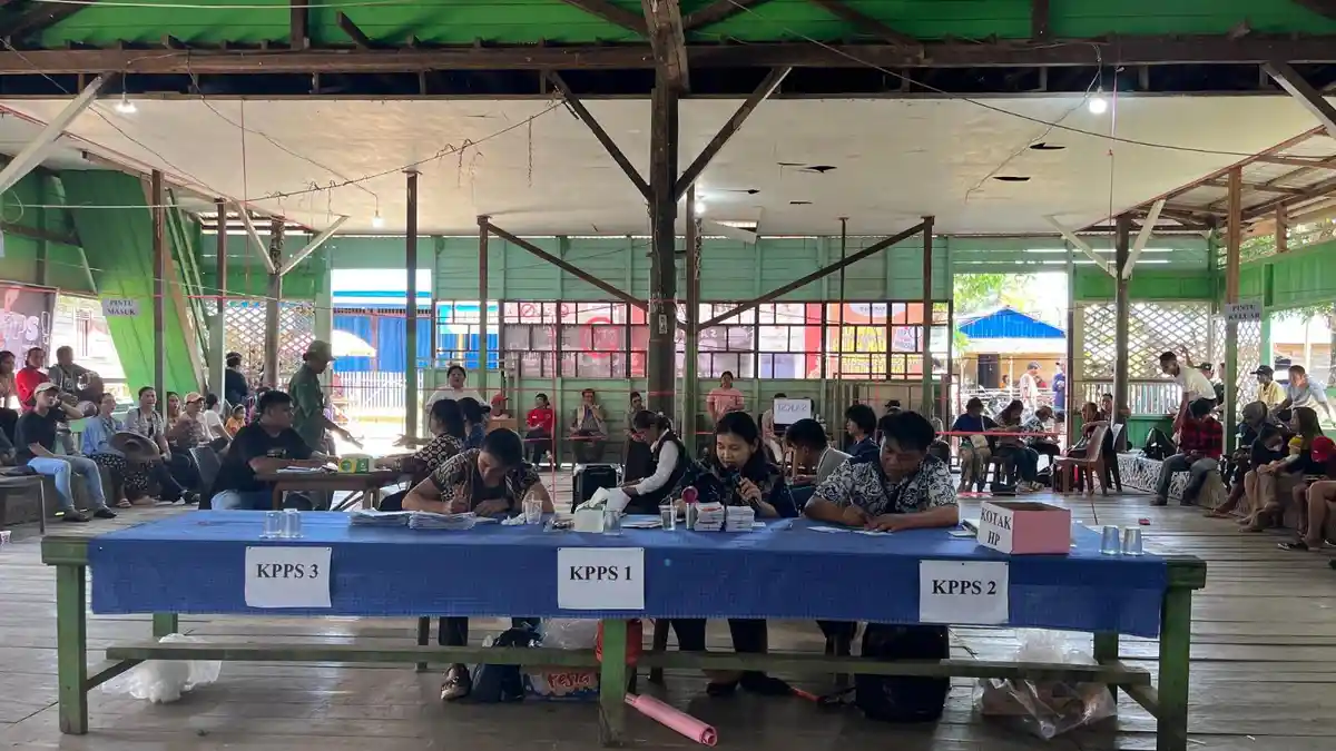 Partisipasi di PSU Pilkada Mahulu Tertinggi di Kalimantan Timur Capai 80,52 Persen