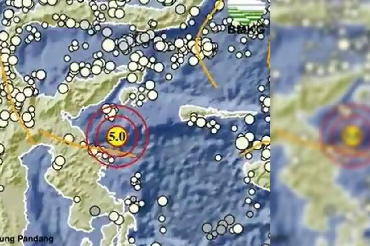 Gempa 5.0 SR Pukul 16.55 Wita di Kedalaman 10 Km, Info BMKG Rabu 19 Juli 2023, Guncangan di Sulteng
