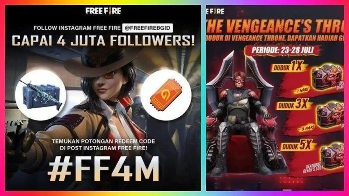 Bocoran Kode Redeem FF Incubator Terbaru, Lengkapi untuk Dapat Hadiah SCAR Phantom Assassin Weapon