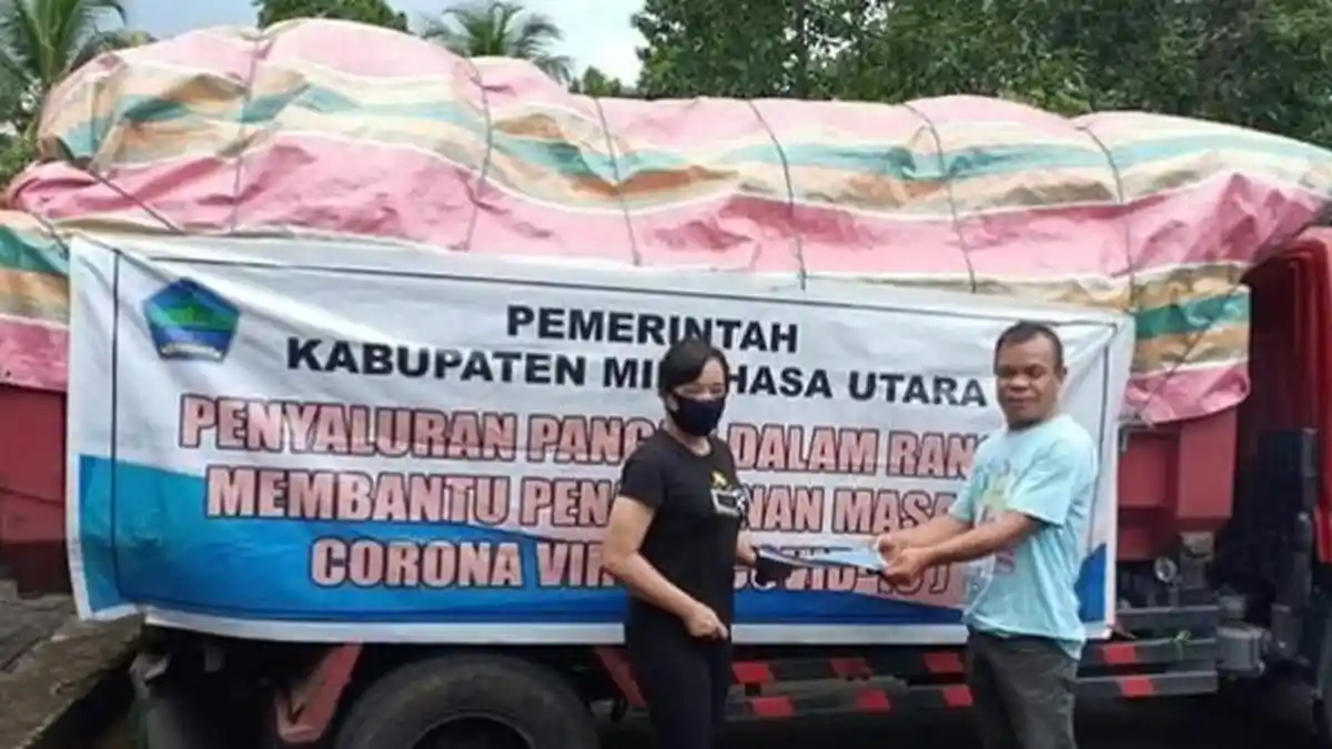 Pemkab Minut Salurkan Bantuan Tahap II di Likupang Selatan