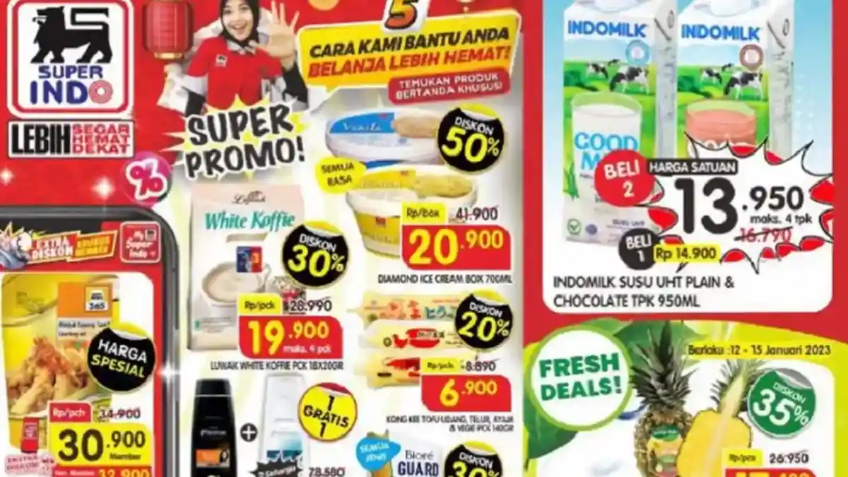 KATALOG Promo JSM Superindo 13-18 Januari 2023: Bawang Putih Rp1.990 Rinso Cair Diskon 30 Persen