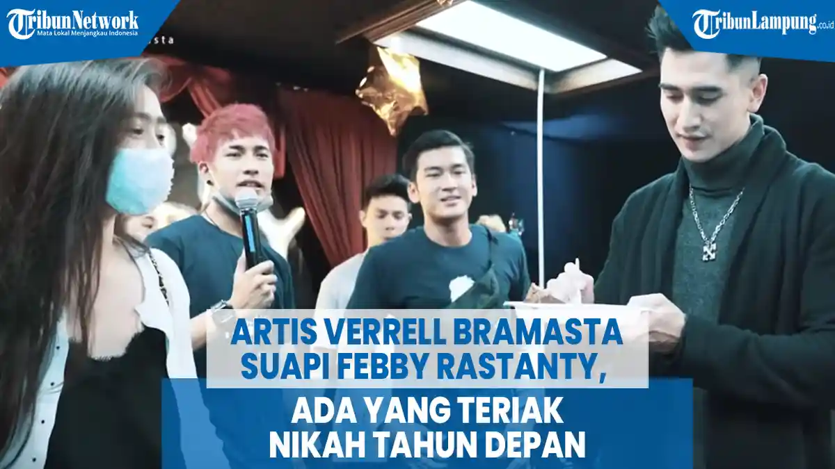 VIDEO Artis Verrell Bramasta Suapi Febby Rastanty, Ada yang Teriak Nikah Tahun Depan