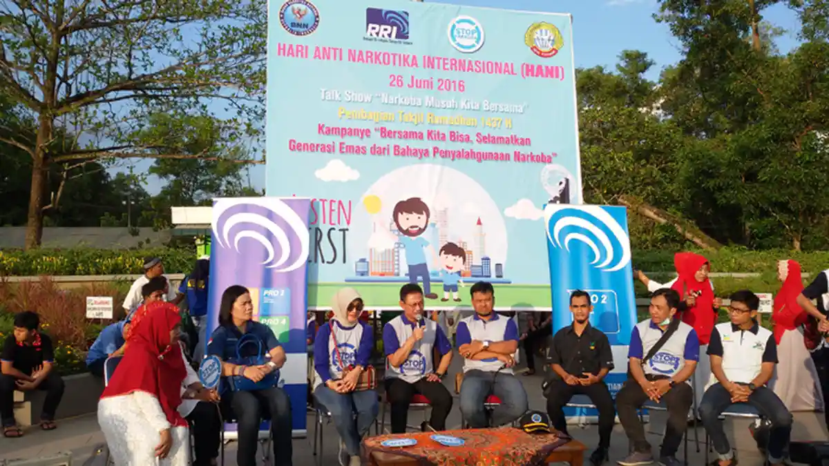 Pelajar dan Mahasiswa Peringati Hari Anti Narkotika Nasional di Pontianak