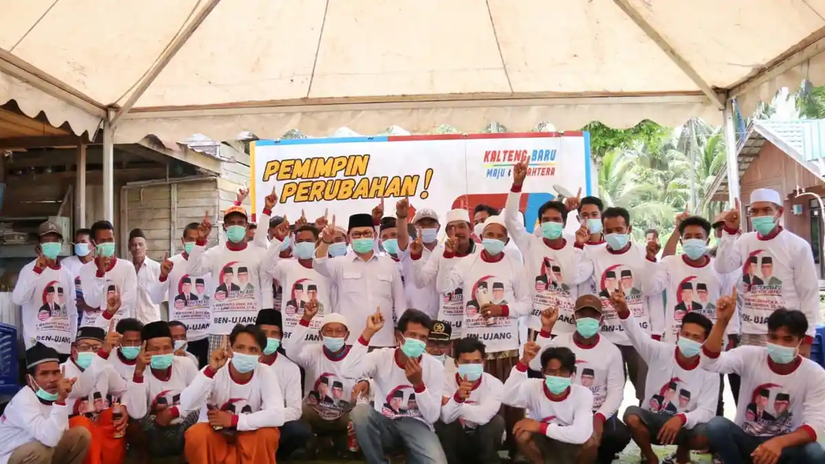 Pilkada Kalteng 2020: Bahagianya Warga Bahaur Permai Ada Program BPJS Gratis dari Ben-Ujang