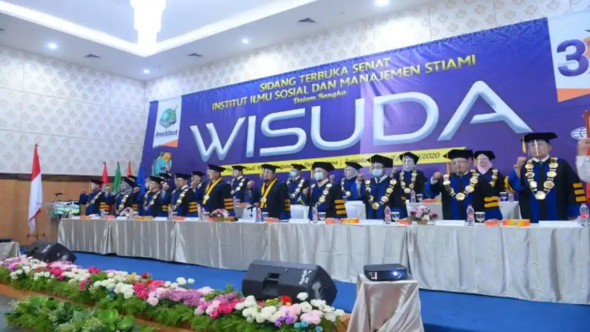 Wisudawan Institut STIAMI ke-39 di Wisuda Secara Online, Cegah Penyebaran Covid-19