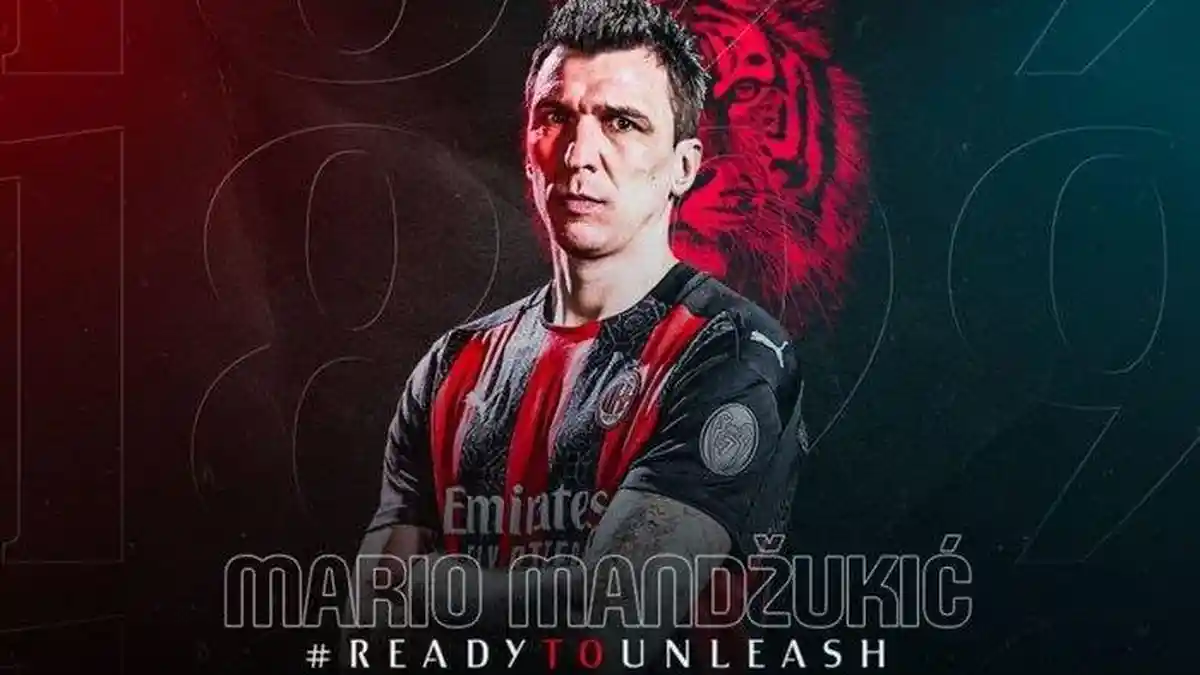 Mario Mandzukic Resmi Menjadi Pemain AC Milan