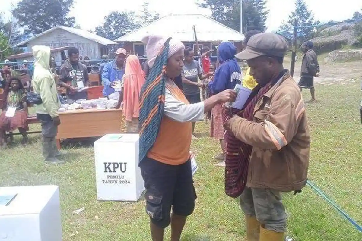 Sistem Noken Jadi Penyebab Ribuan TPS di Papua Belum Laksanakan Pemungutan Suara