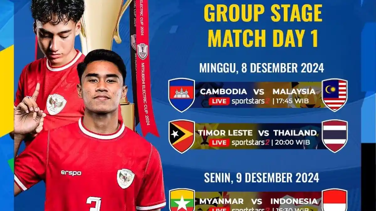 LIVE Score Myanmar Vs Timnas Indonesia Jam 19.30 WIB, Cek Hasil Piala AFF 2024 di Sini via HP