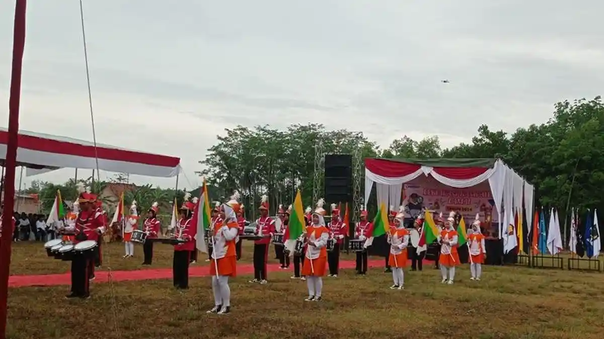 Diguyur Hujan, Deklarasi Kampanye Damai di Mesuji Molor 2 Jam