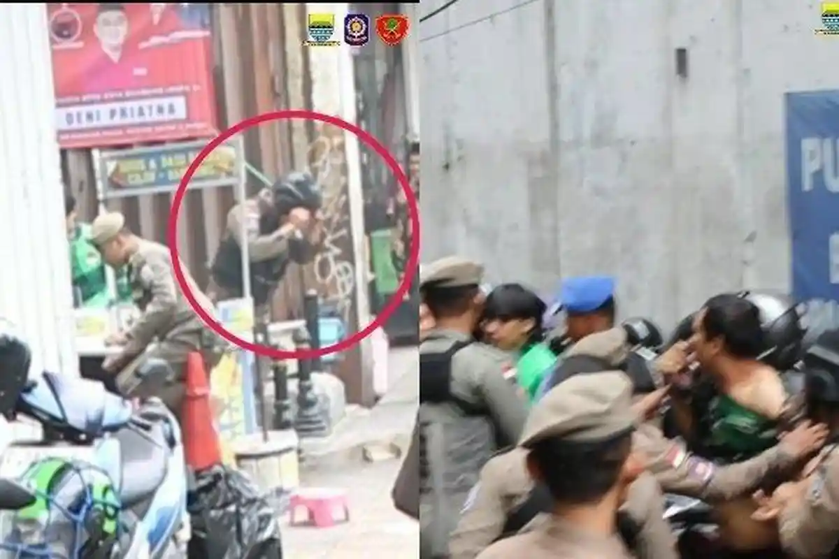 PILU Satpol PP Kota Bandung, Niatnya Amankan Bentrok Malah Disiram Minyak Panas oleh PKL: Ya Allah