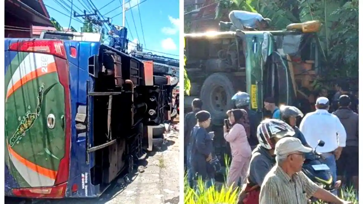 Sempat Video Call, Sri Rahayu Syok Dapat Kabar Suaminya Tewas Kecelakaan Bus ALS di Padang