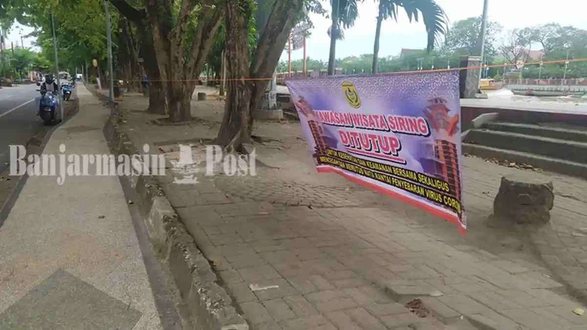 Libur Panjang, Warga Banjarmasin Kalsel Berharap Siring Piere Tendean Dibuka