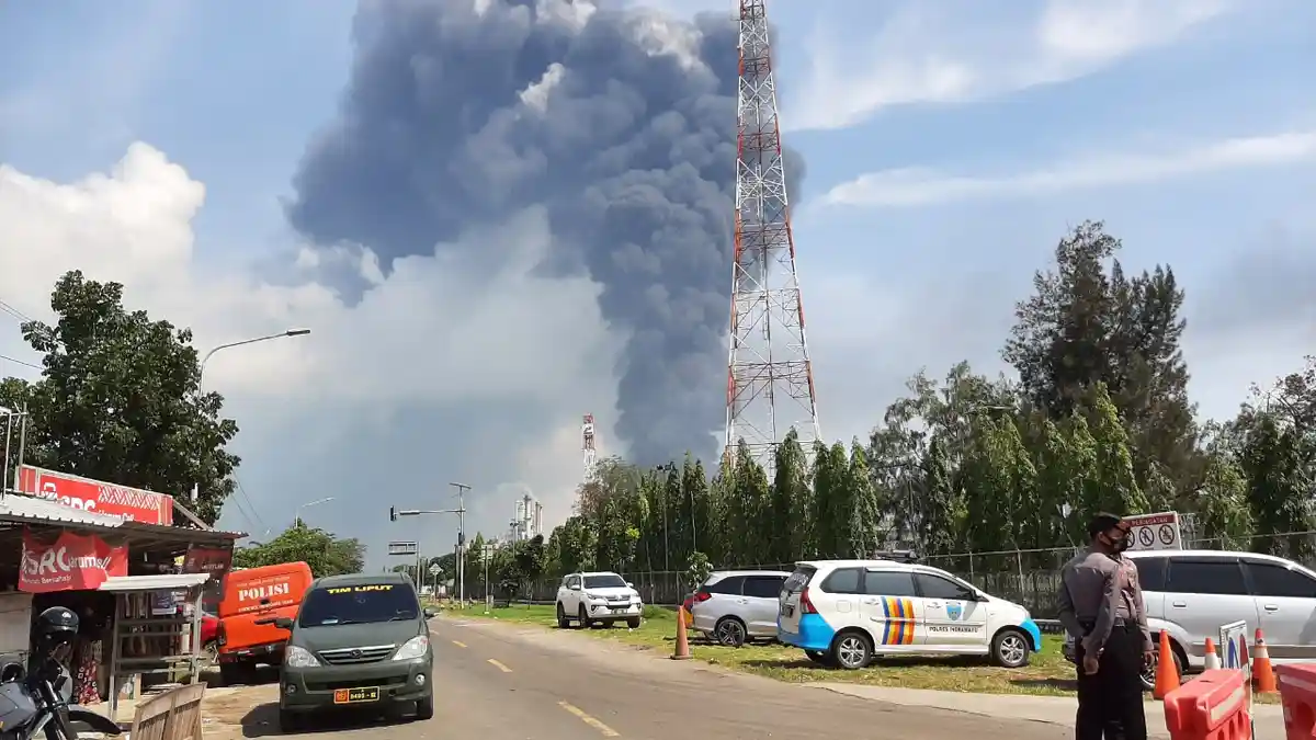 Dua Jam Sebelum Kebakaran Pertamina Balongan Indramayu, BPBD Sebut Ada Kejadian Ini