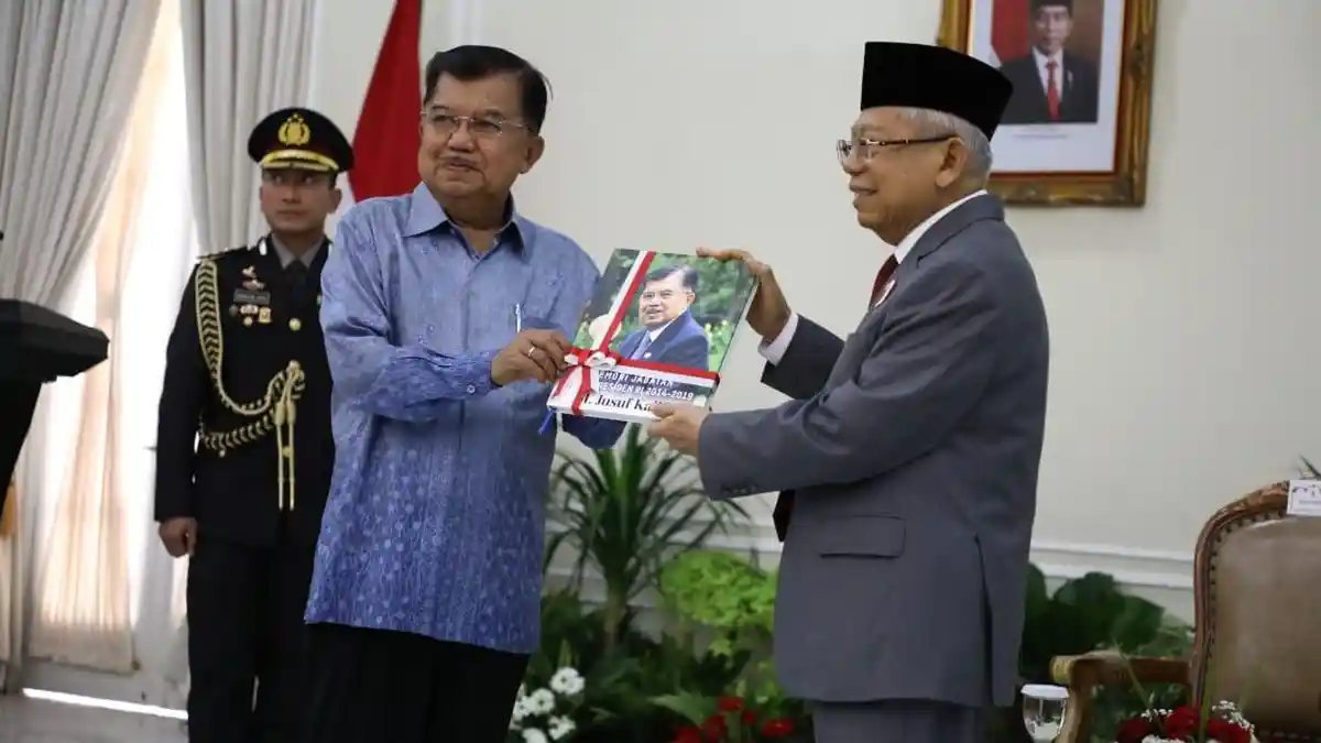 Canda Ma'ruf Amin ke JK Sebelum Bertolak ke Jepang