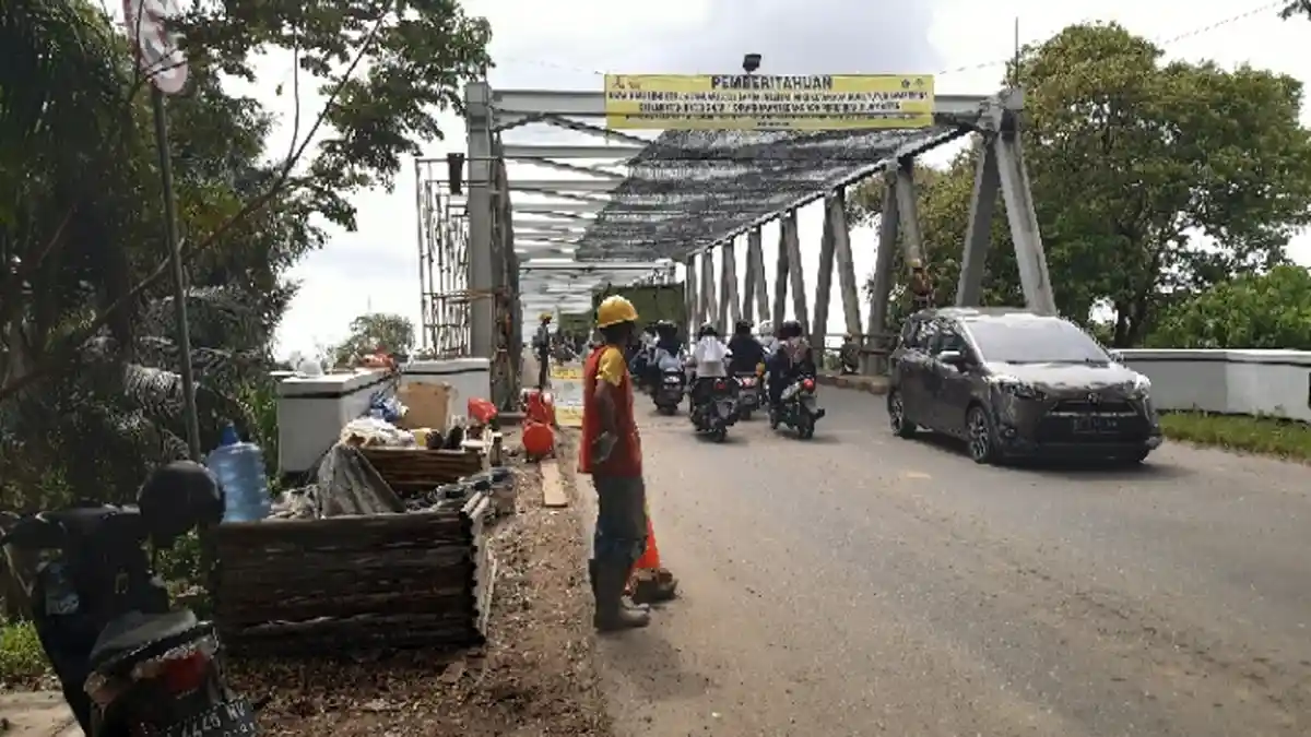 Pengupasan Aspal, Jembatan Batanghari I Akan Dilakukan Buka Tutup, Catat Waktunya