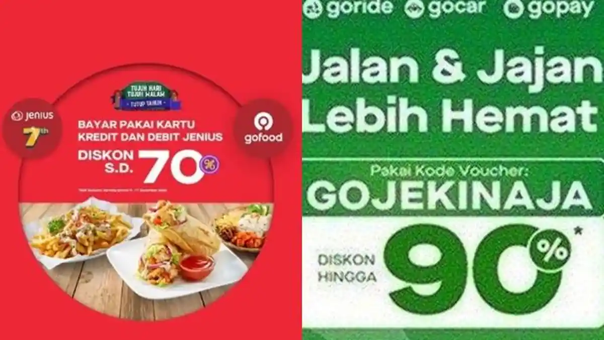 11 Kode Promo Gojek Hari Ini 29 Desember 2023 Diskon GoRide 90 persen,GoFood 70 Persen Ongkir 3 Ribu