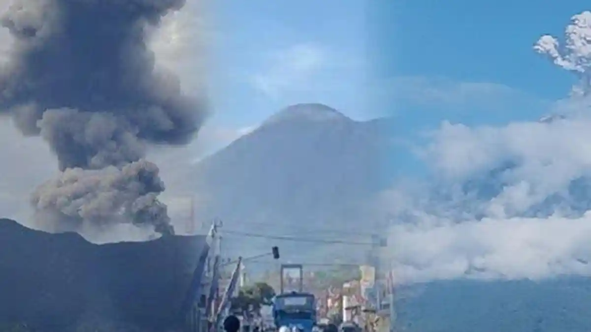 Gunung Gede Jabar 21 Kali Gempa Vulkanik, Merapi Sumbar dan Semeru Jatim Erupsi