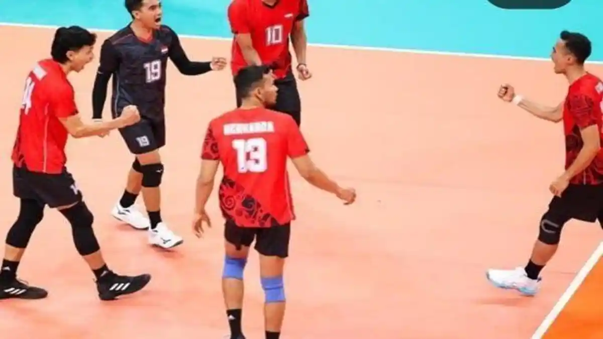 Hasil Indonesia vs Thailand AVC Challenge Cup 2023 : Kena Comeback, Indonesia Kalah Dramatis