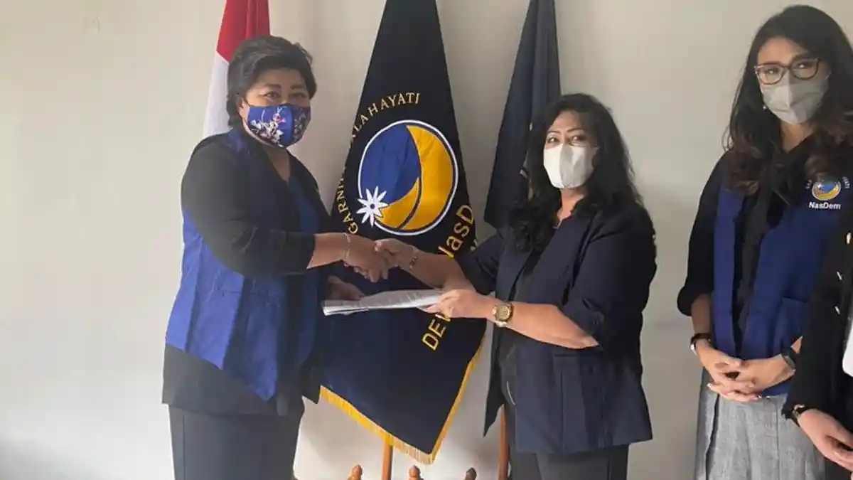 Sherly Tjanggulung Pimpinan Garda Wanita Malahayati Sulut, Siap Besarkan NasDem di Sulut