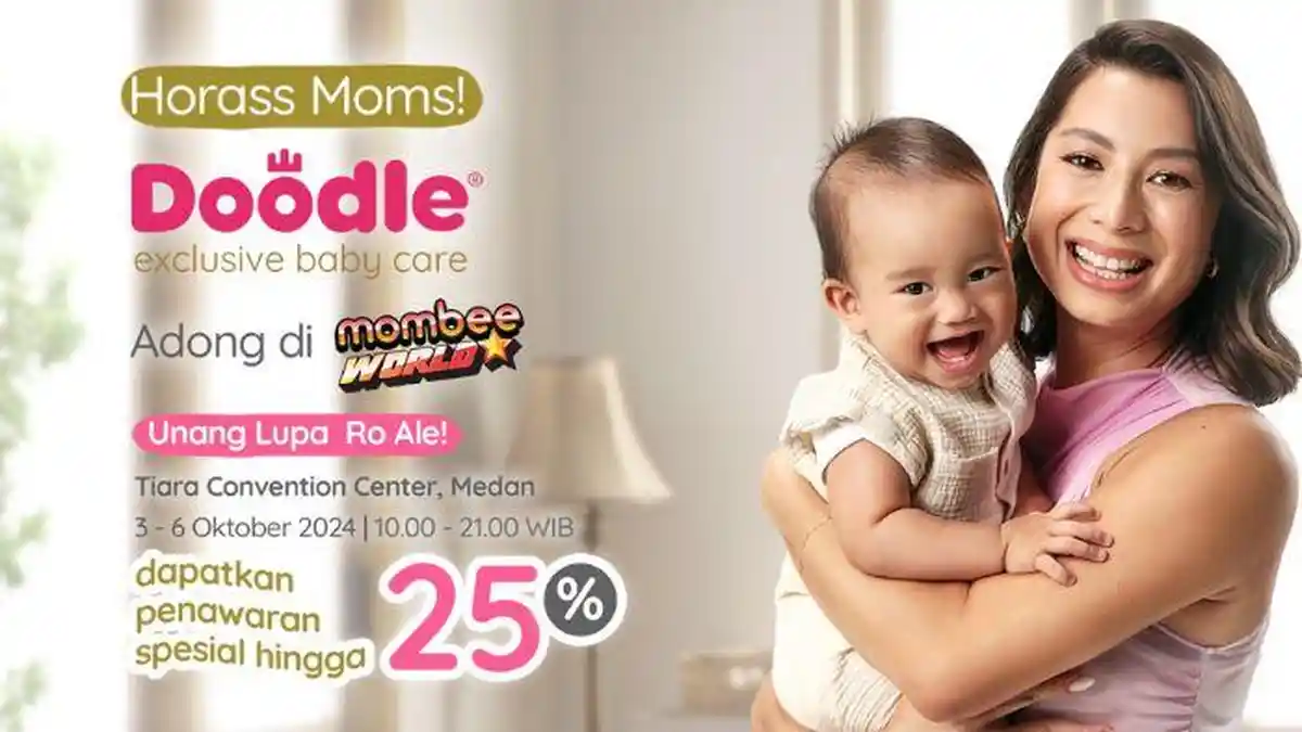 Datang ke Mombee Expo 2024 Yuk, Ada Promo Diskon Menarik dari Doodle Exclusive Loh!