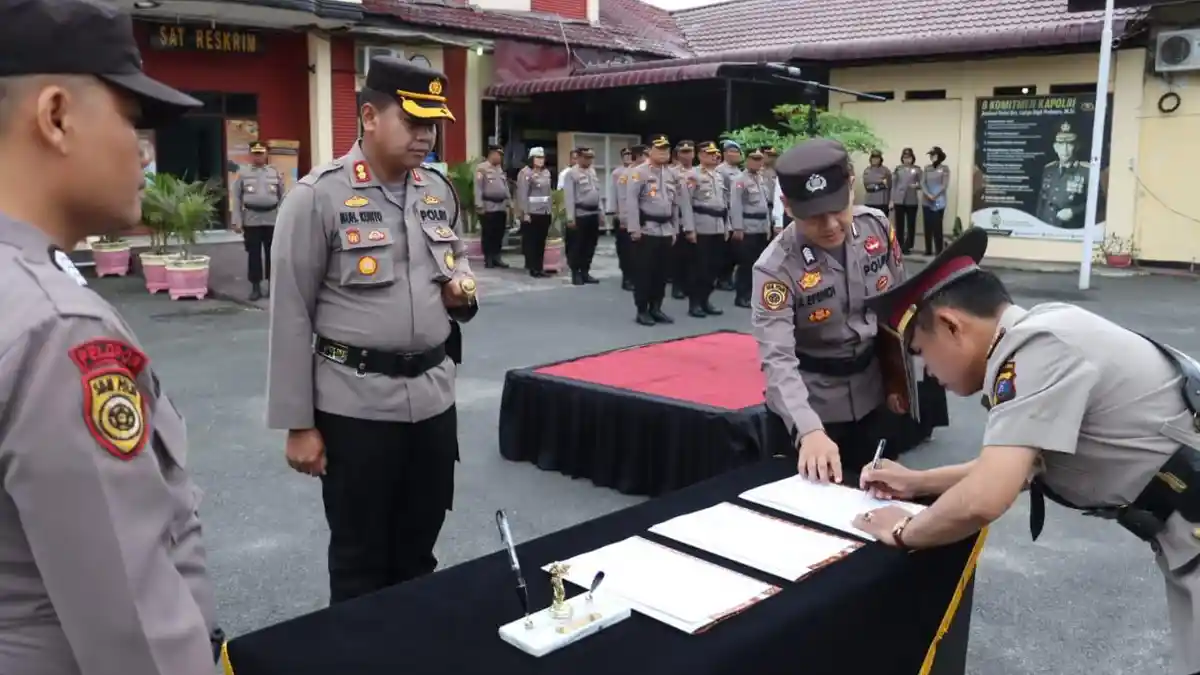 Kapolres Tebingtinggi Sampaikan Ini saat Sertijab Kapolsek Rambutan
