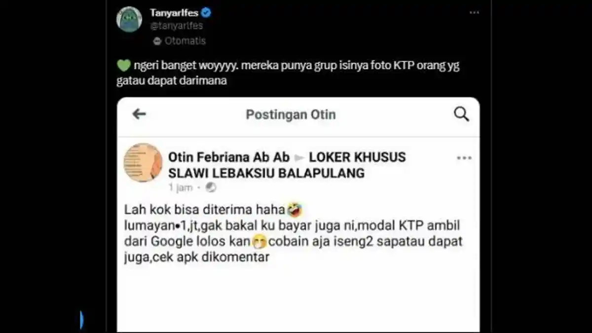 Viral Netizen Ajukan Pinjol Pakai KTP Orang Lain, Begini Cara Amankan KTP dan Data Pribadi