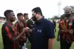 Erick Thohir Saksikan Laga Papua vs NTT
