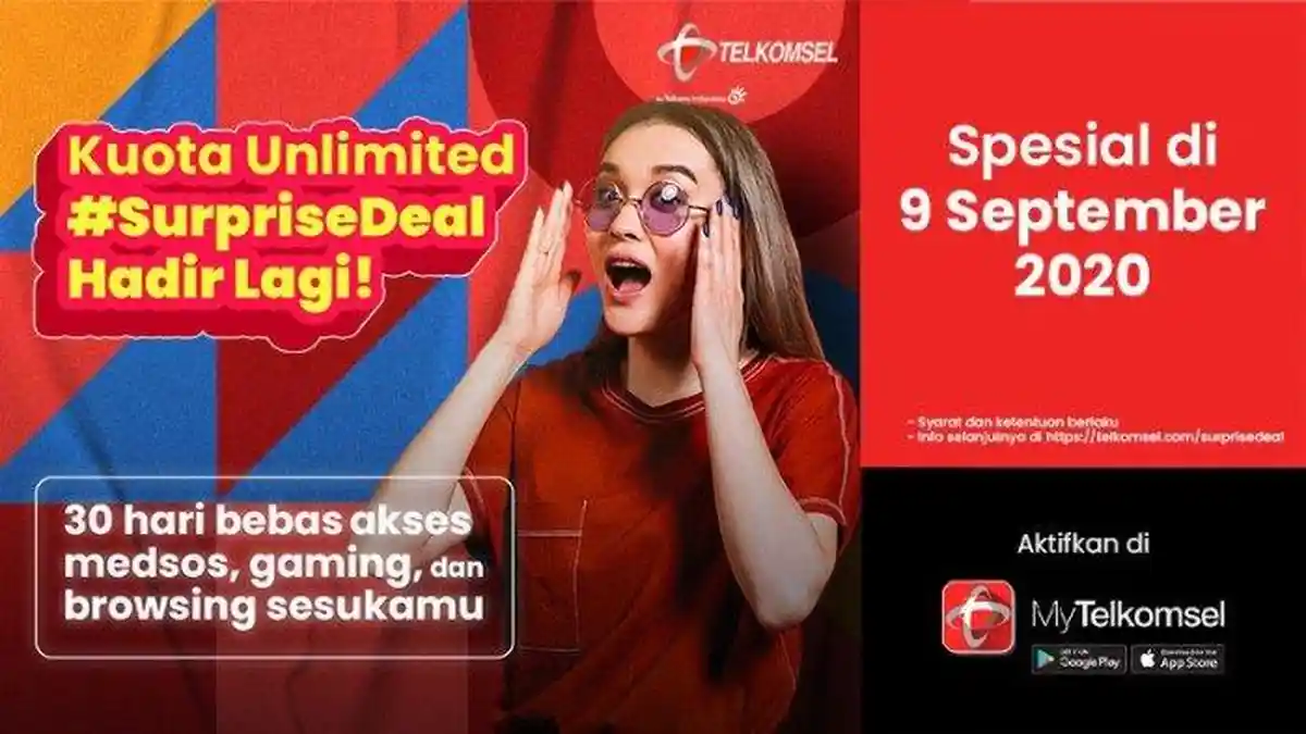 PROMO Telkomsel Paket Data hingga 160 GB Mulai Rp 100 Ribu, Khusus Hari Ini