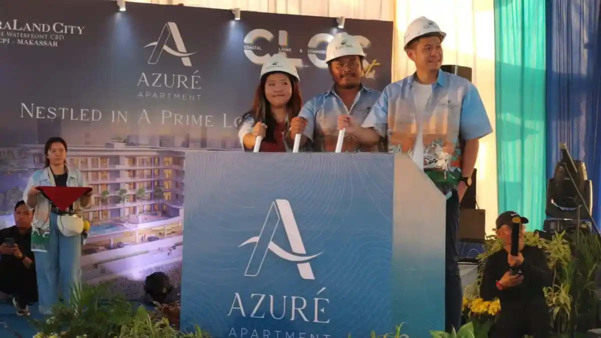 Azure Apartment di CPI Makassar Masuk Tahap Pemancangan Pondasi, Target Serah Terima 2026
