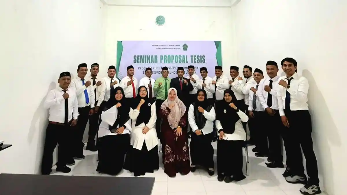 Prodi Magister Ekonomi Syariah STAIN Meulaboh Seminar Proposal Tesis ...