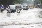Banjir Jalan Daan Mogot Cengkareng Jakarta