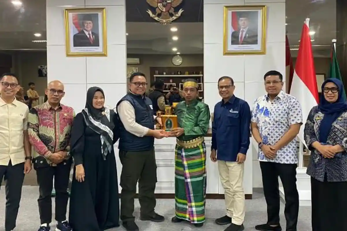 Syaharuddin Alrif Terima Kunjungan Irjen Kementrans, Bahas Progres Kawasan Transmigrasi Sidrap