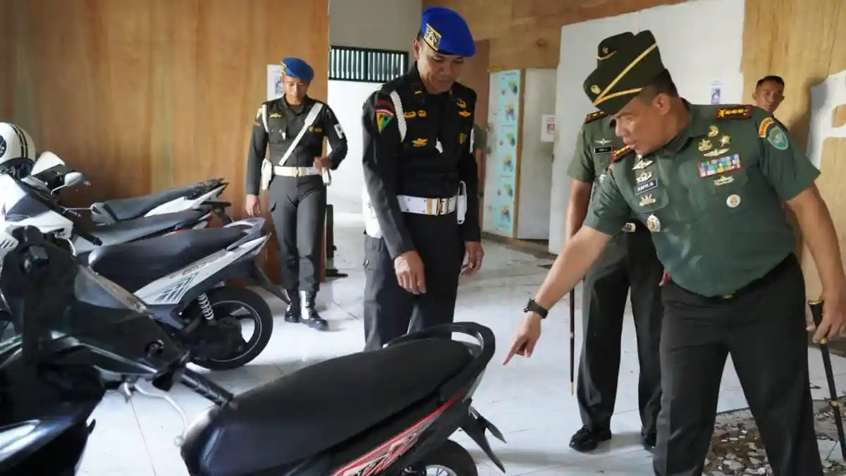 Danrem Lilawangsa Cek Gudang Markas TNI di Lhokseumawe