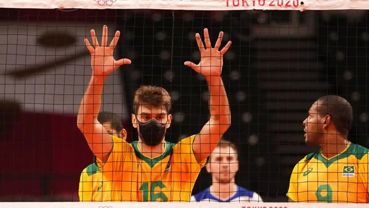 Atlet Voli Brasil Tetap Pakai Masker saat Bertanding di Olimpiade Tokyo 2020, Ini Alasannya