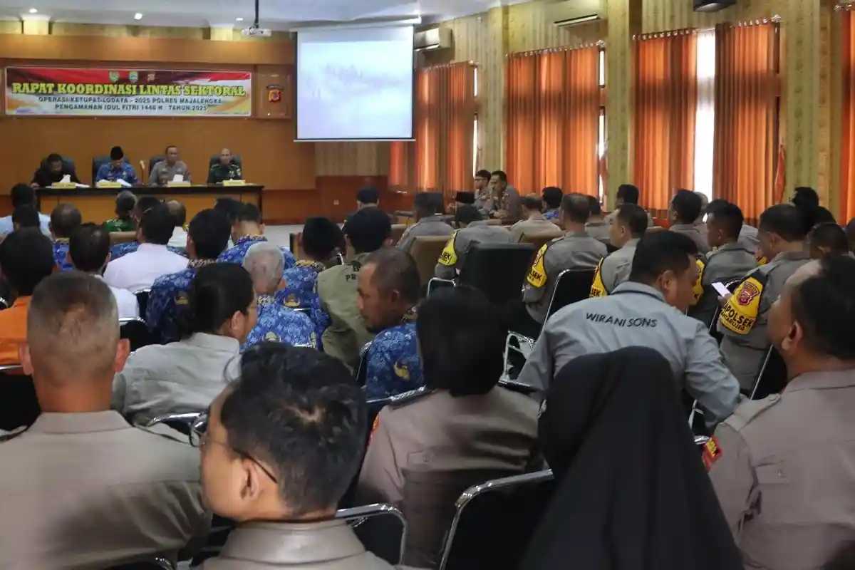 Daftar Instansi yang Hadir Rakor Lintas Sektoral Persiapan Pengamanan Mudik Lebaran di Majalengka