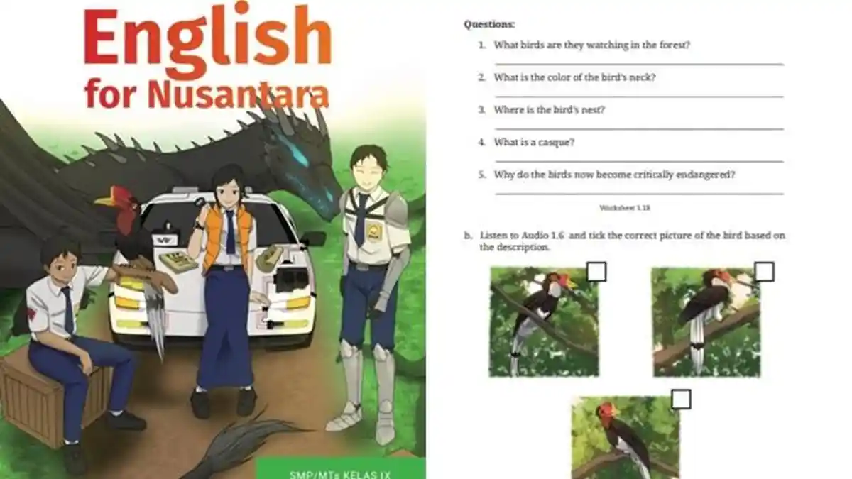 Kunci Jawaban Bahasa Inggris Kelas 9 Halaman 62 Kurikulum Merdeka, Chapter 1 Section 2 - Listening