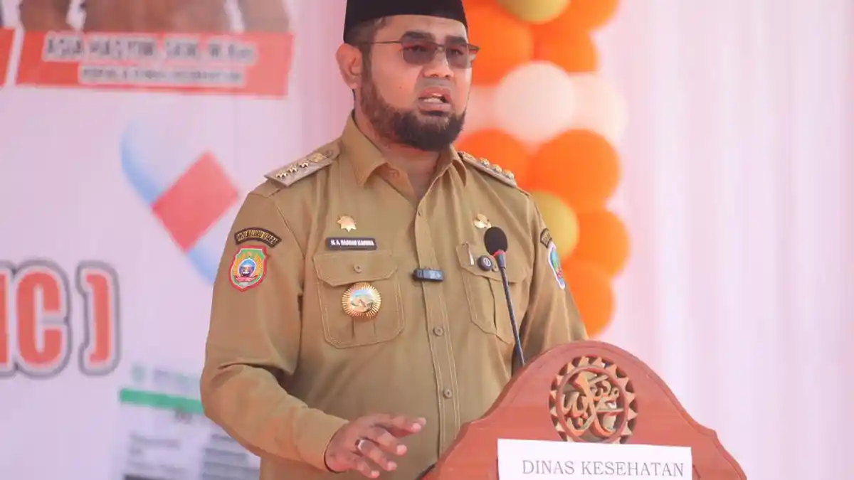 Launching Program UHC, Bupati Halmahera Selatan: Berobat Cukup dengan KTP
