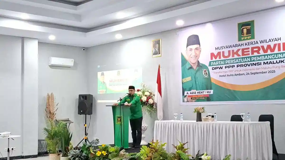 DPW PPP Maluku Gelar Mukerwil, Ini Kata Ketum Aziz Hentihu